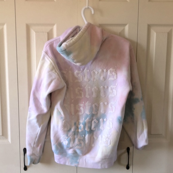SISTERS cotton candy hoodie - Picture 2 of 2